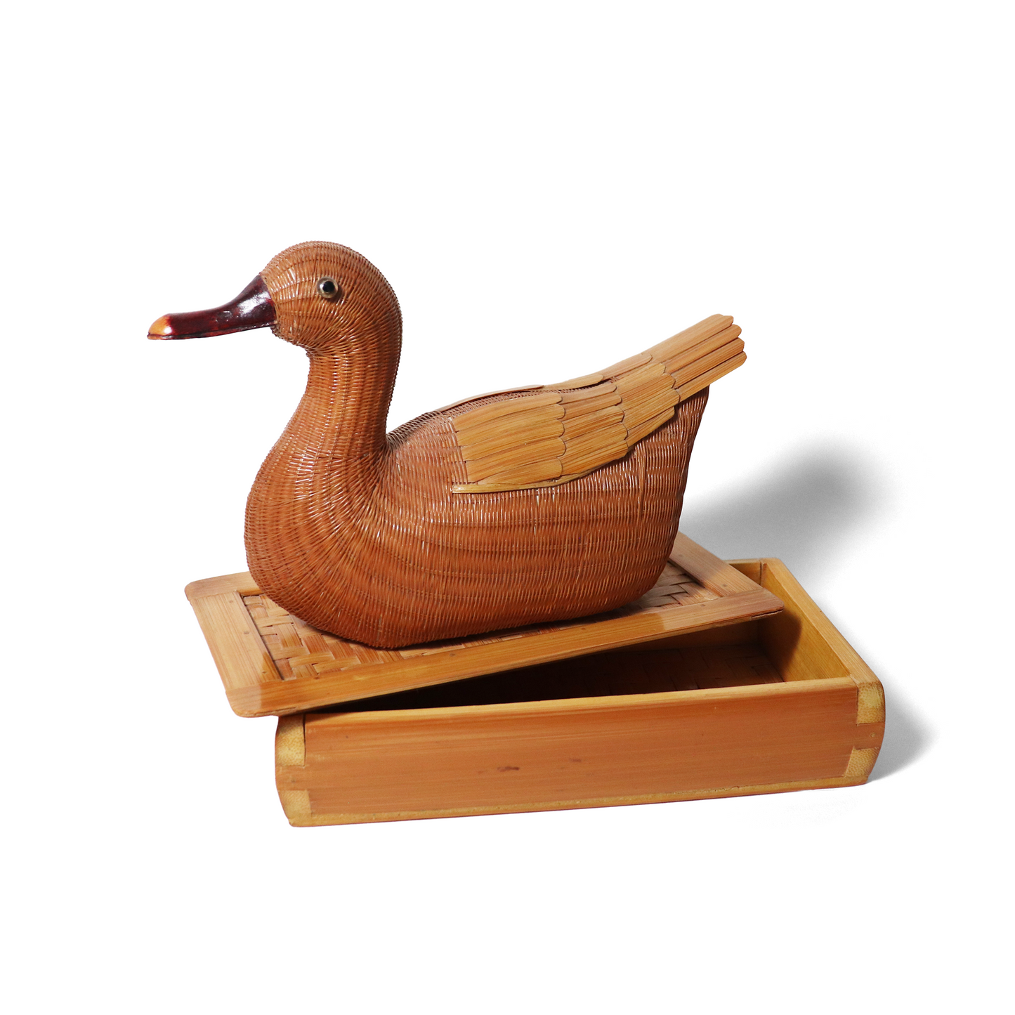Chinese wicker duck box